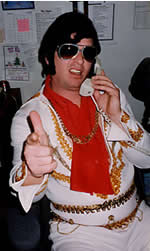 elvis on the phone